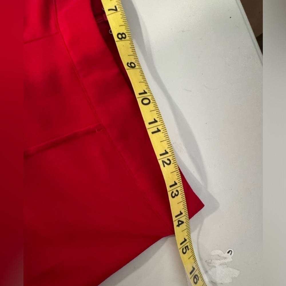 Lulus High Waisted Wide Leg Red Pants, Size M - Picture 5 of 10